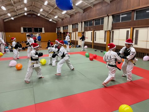 今治拳友会サタディナイト・クリスマス稽古